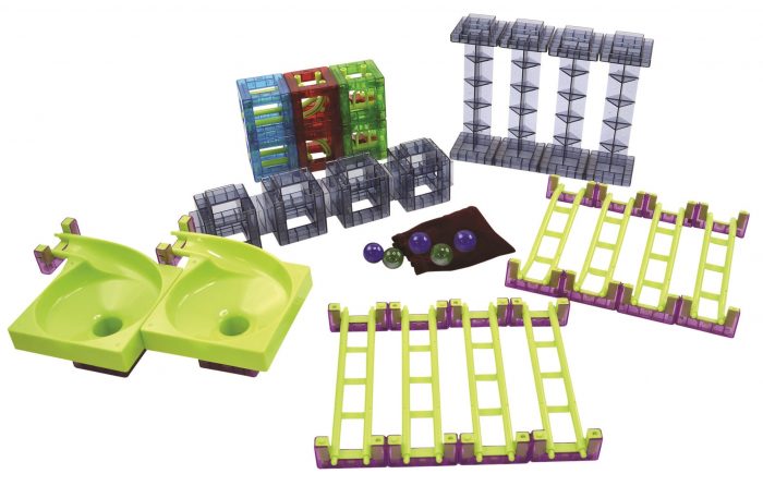 Qvolution Magnetische Murmelbahn - Erweiterung Set 24 Teile – Bild 3