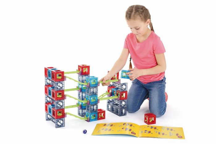 Qvolution Magnetische Murmelbahn - Advanced Set 72 Teile – Bild 2