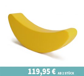 softbaustein-banana-Bewegungsraum-Motorikspielzeug-Bewegungsmaterial-Neu