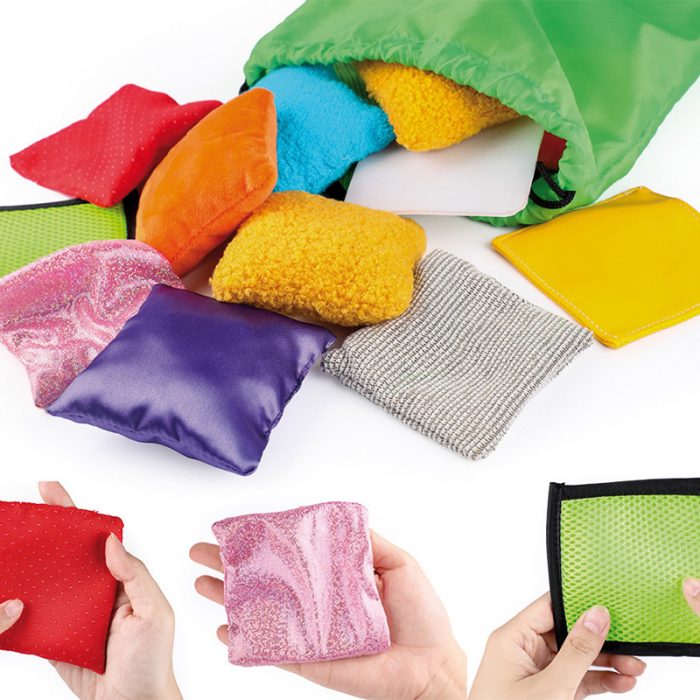 Didactino Fühlkasten Set mit 20 Senso-Säckchen und 6 Fühlkarten – Bild 4