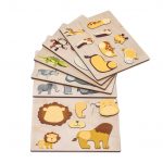 Magnetpuzzle Wildtiere