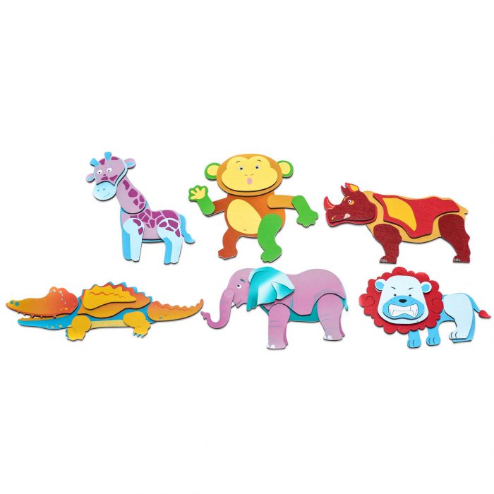 Magnetpuzzle Wildtiere – Bild 3