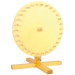 Glücksrad aus Holz Ø 30 cm mit Blanko-Karten – Bild 3