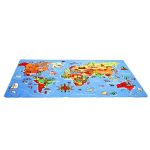 Spielteppich Weltkarte 140 x 200 cm