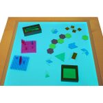 LED Leuchttisch farbig 75 x 75 cm mit Fernbedienung – Bild 2