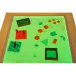 LED Leuchttisch farbig 75 x 75 cm mit Fernbedienung – Bild 3