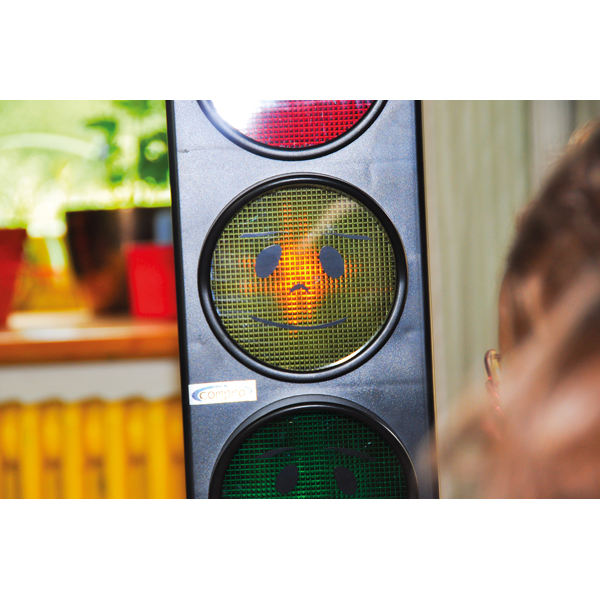 www.graphXartelier.de Lärmampel mit LED-Anzeige und Signalton – Bild 1