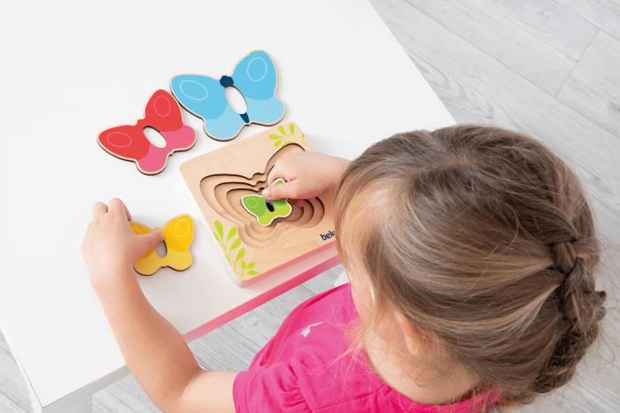 beleduc Lagen-Puzzle Kleiner Schmetterling – Bild 3