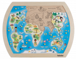 „One World“ Puzzle – Tiere & Kontinente von beleduc