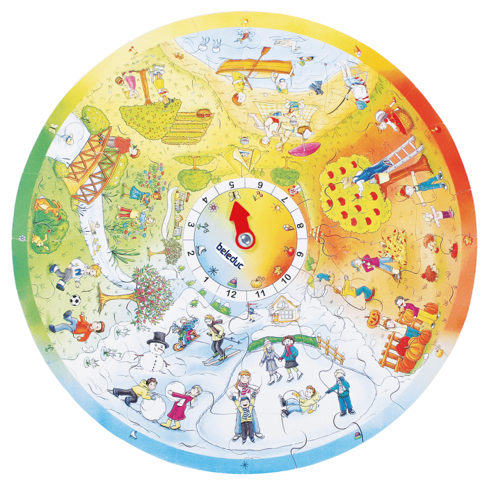 beleduc XXL Lernpuzzle  4 Jahreszeiten – Bild 2