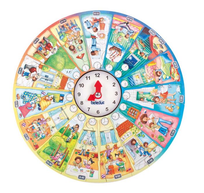 beleduc XXL Lernpuzzle Mein Tag – Bild 2