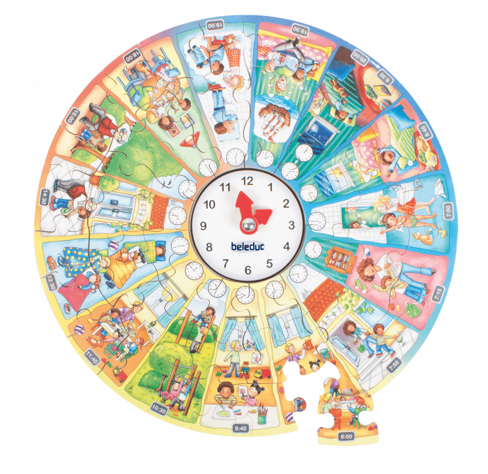 beleduc XXL Lernpuzzle Mein Tag – Bild 3