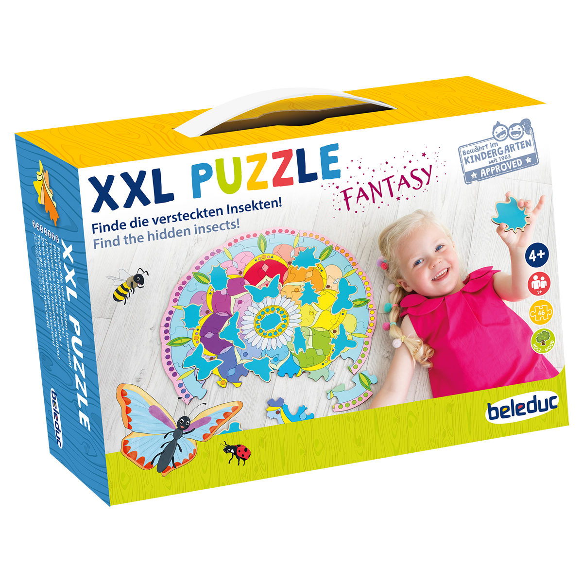 11013-Box-rgb_Cover.png beleduc XXL Fantasy Puzzle Insekten – Bild 1