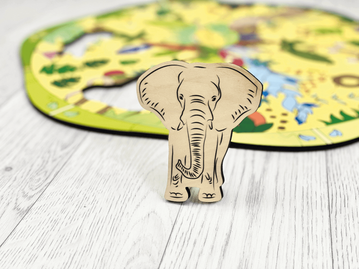 beleduc XXL Puzzle Wild Animals – 41 Teile – Bild 10