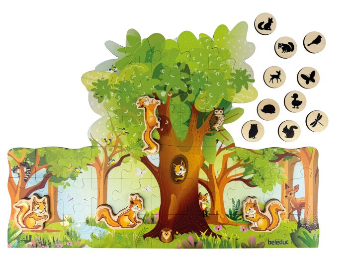 beleduc XXL-Puzzle Nuki & Friends – Bild 3