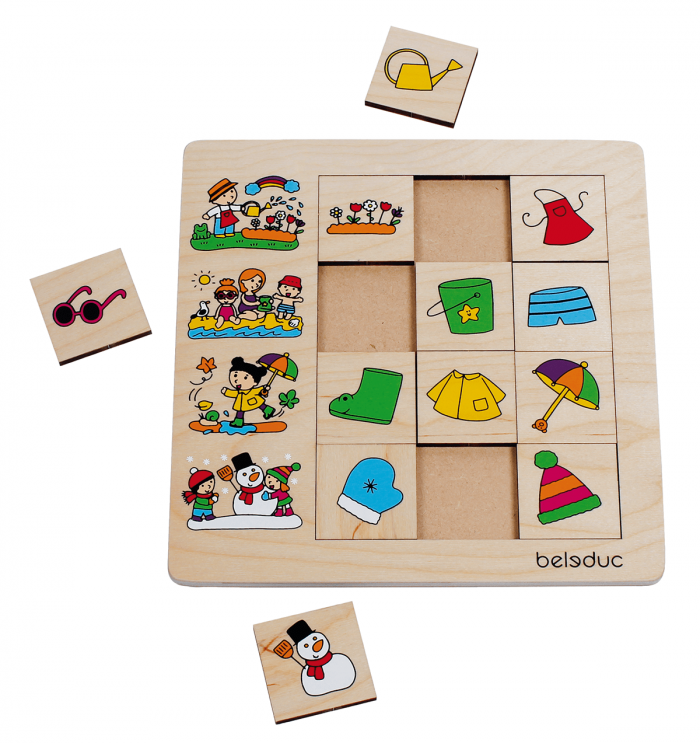 beleduc Sortierpuzzle Jahreszeiten – Bild 2