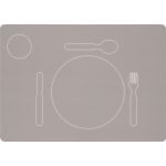 Platzset Mittagessen Krippe für Linkshänder