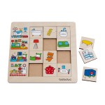 beleduc Sortierpuzzle „Unser Zuhause“ – 12-teilig