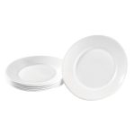 Hartglas-Teller klein – 6er-Set