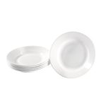 Hartglas-Teller tief – 6er-Set