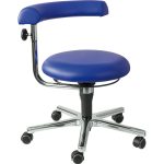 Erzieherstuhl blau, höhenverstellbar 41–54 cm