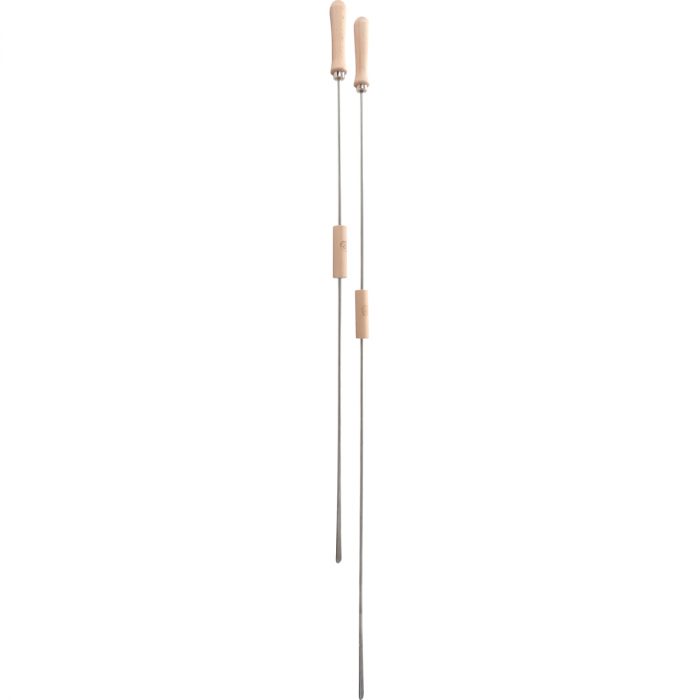 Stockbrotspieß 130 cm aus Edelstahl – Bild 3