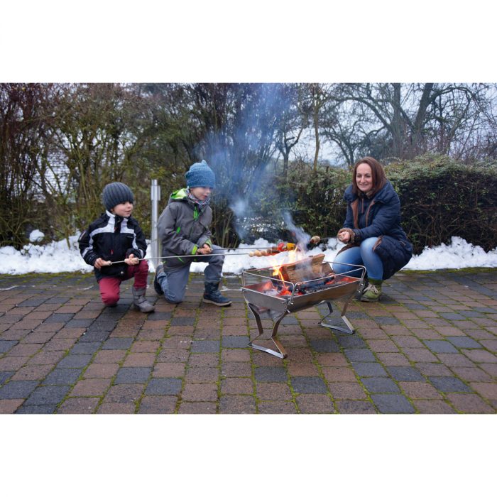 Stockbrotspieß 130 cm aus Edelstahl – Bild 5