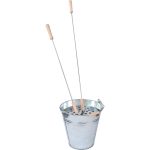 Asche- und Reinigungseimer-Set für Grillspieße – Bild 2