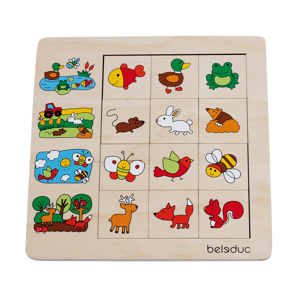 11050-Cover-rgb.png beleduc Sortierpuzzle „Lebensräume“ – 12-teilig – Bild 1