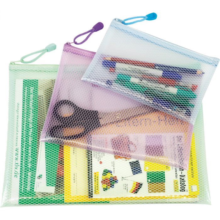 Transparente Utensilientaschen, 3er-Set – Bild 2