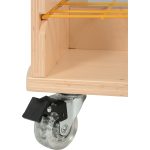 Mobiler Papiertrockenständer klein mit 10 Gitterböden – Bild 3