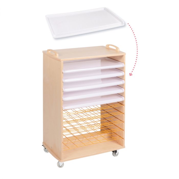 Tabletts für kleinen Trockenständer, 5er-Set – Bild 2
