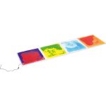 LED-Faszinationsplatten 50 × 50 cm, 4er-Set