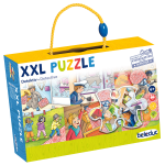 beleduc XXL Lernpuzzle Detektiv – 52 Teile