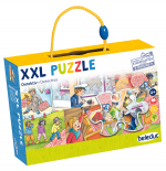 beleduc XXL Lernpuzzle Detektiv – 52 Teile