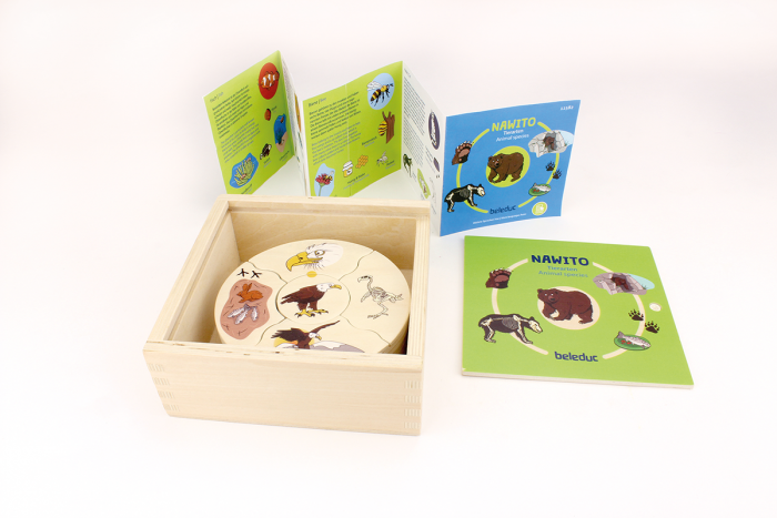 beleduc NAWITO Tierarten – 45-teiliges Zuordnungspuzzle – Bild 2
