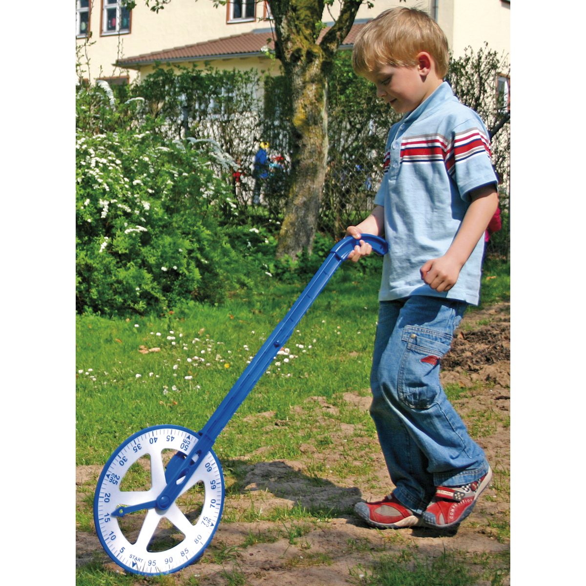 120104_1.jpg Messrad mit Zählwerk, 1 m pro Umdrehung – Bild 1