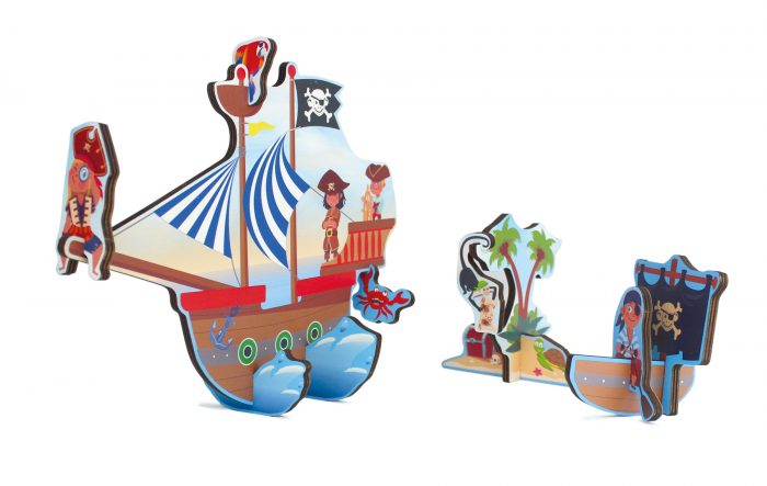 3D Erlebnispuzzle „Piraten“ – puzzeln & spielen von beleduc – Bild 4