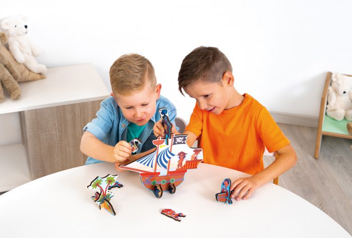 3D Erlebnispuzzle „Piraten“ – puzzeln & spielen von beleduc – Bild 3