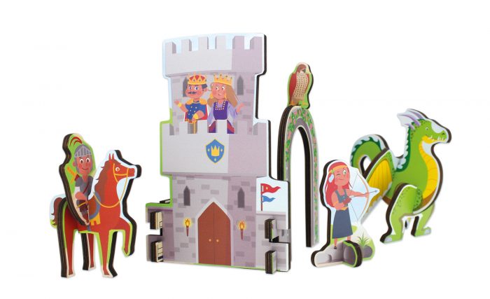 3D Erlebnispuzzle „Ritter“ – puzzeln & spielen von beleduc – Bild 4