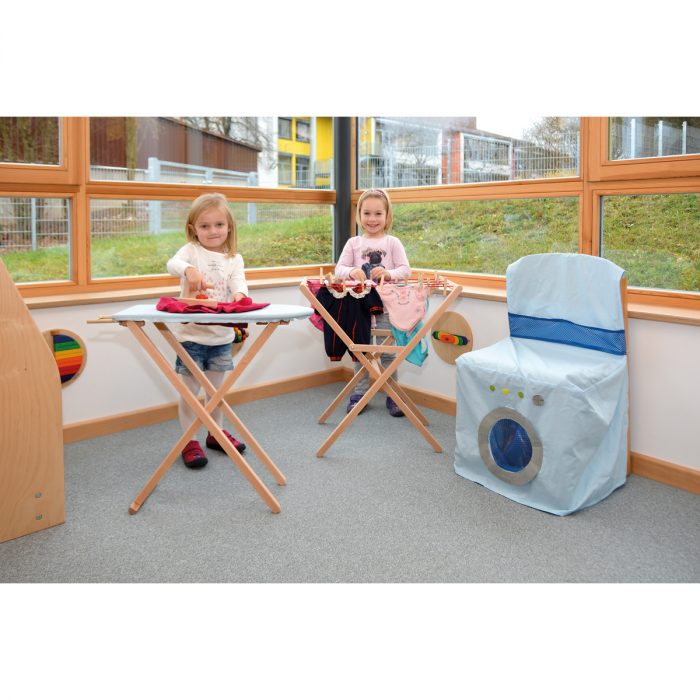 Kinder-Bügelbrett mit Bügeleisen und Bezug – Bild 2