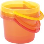 Transparente Eimer mit Griff, 6er-Set – Bild 2