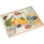 Puzzle Kissenschlacht Patchwork