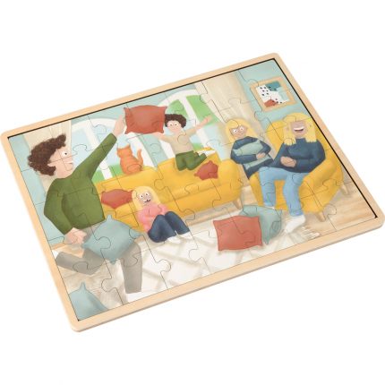 Puzzle Kissenschlacht Patchwork