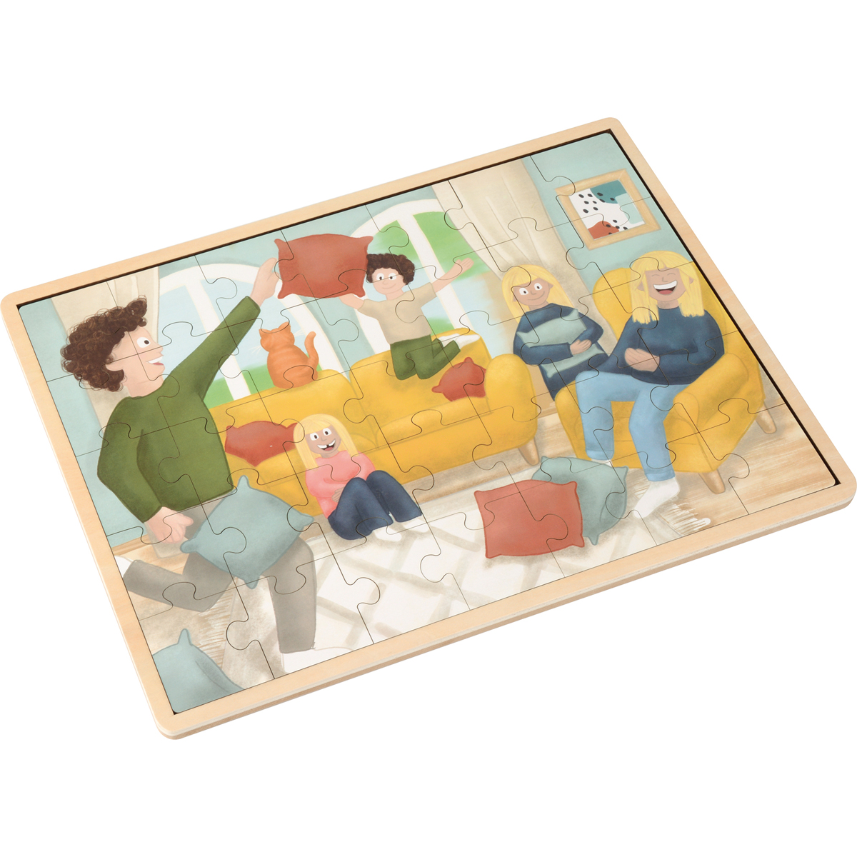 120787_1.jpg Puzzle Kissenschlacht Patchwork – Bild 1