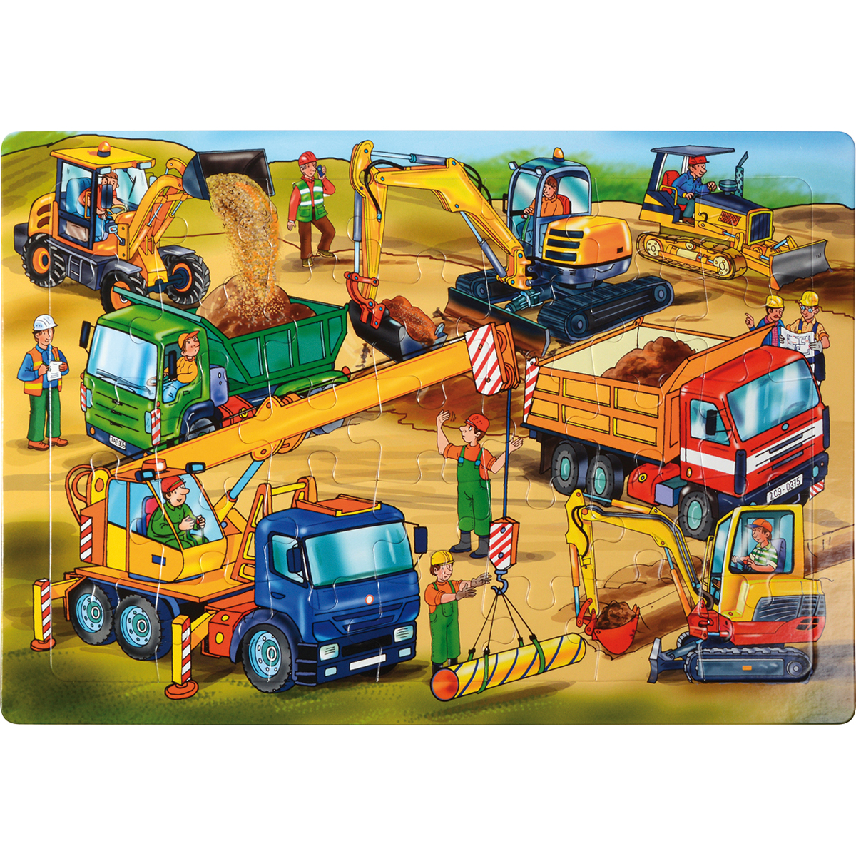 120889_1.jpg Puzzle Baumaschinen – Bild 1