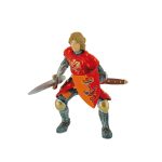Prinz mit Schwert rot Spielfigur