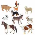 Bauernhoftiere Spielfiguren 10er Set