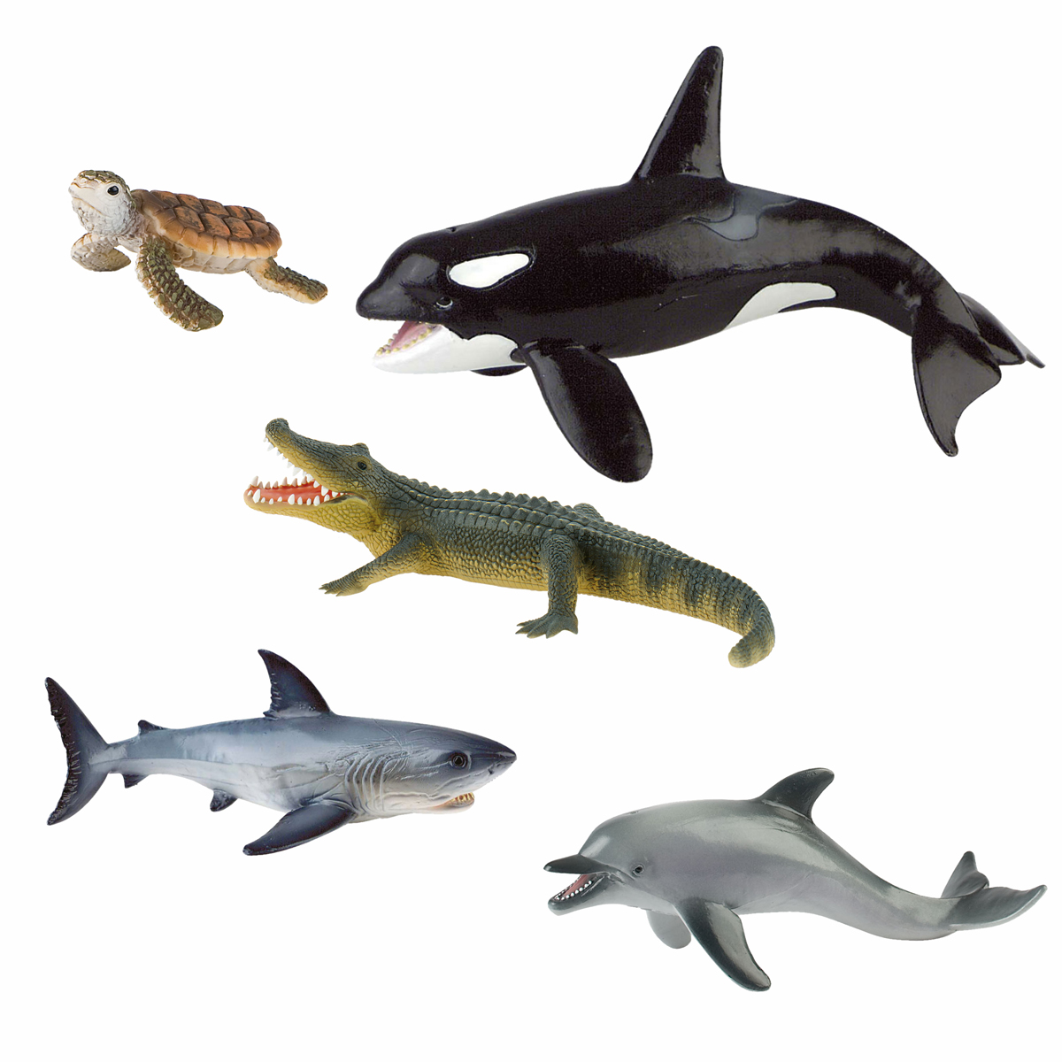 120943_1.jpg Meerestiere Spielfiguren 5er Set – Bild 1