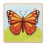 Lebenszyklus-Puzzle Schmetterling